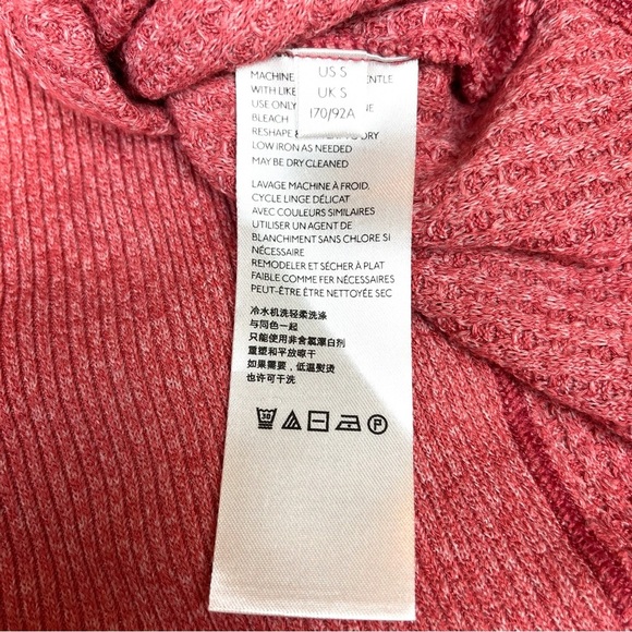 Free‎ People Henley wild rose top pink core size S - Picture 6 of 8